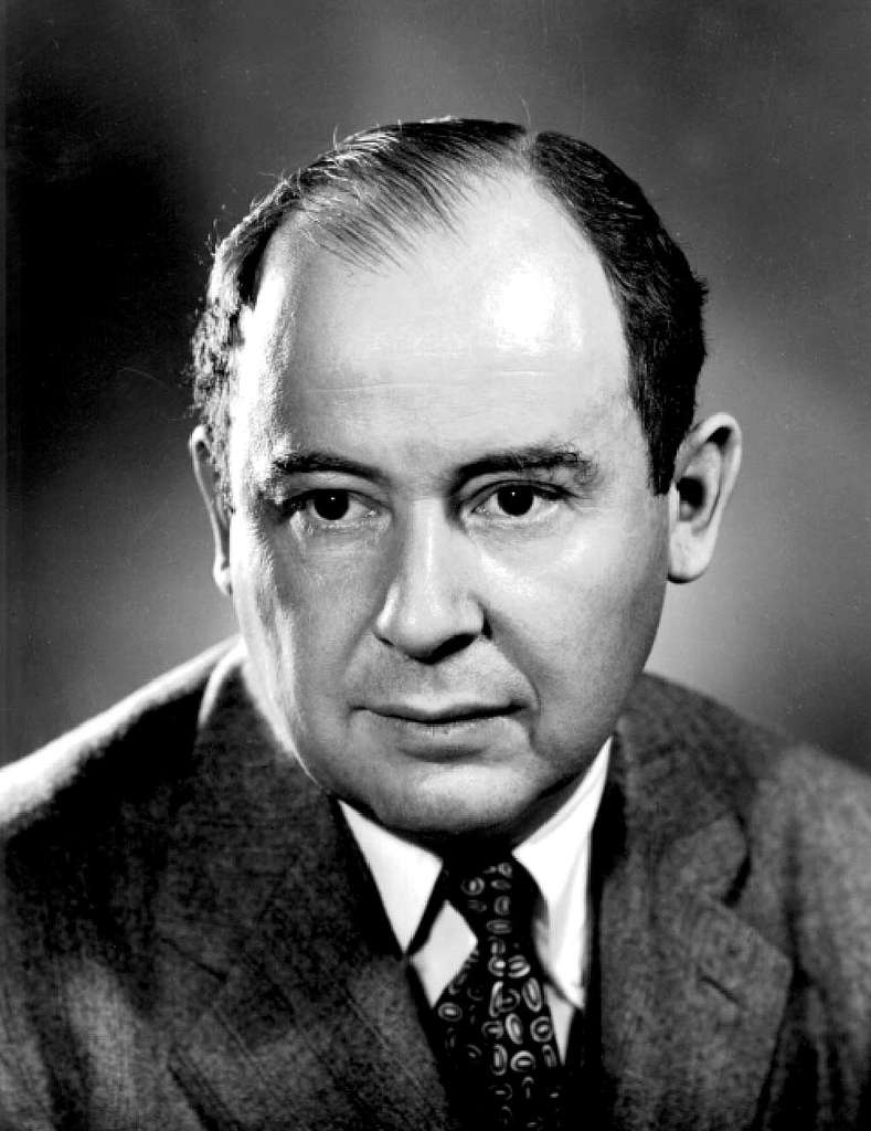 John von Neumann, genio polímata y pionero de la informática moderna.